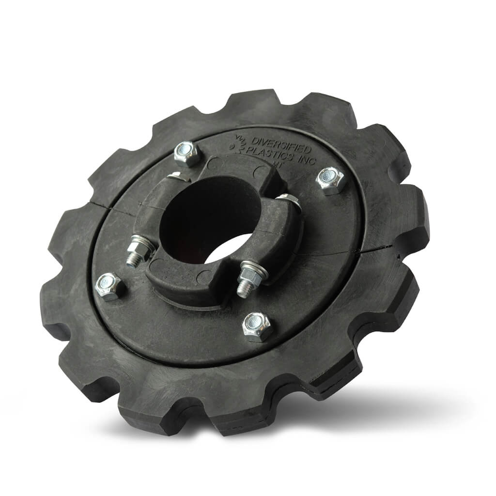 DPI AG Chain Sprockets, light weight, no need for lubrication, used in Agriculture and Food Processing